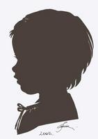 Портрет-силуэт детский от талантливой современной художницы - Ким Смирганд det074. Клик, чтобы увеличить. Клик, чтобы уменьшить.
