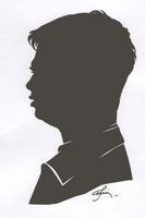 Портрет-силуэт мужской от талантливой современной художницы - Ким Смирганд m004. Клик, чтобы увеличить. Клик, чтобы уменьшить.