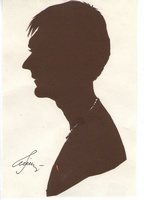 Портрет-силуэт мужской от талантливой современной художницы - Ким Смирганд m026. Клик, чтобы увеличить. Клик, чтобы уменьшить.