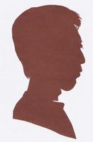 Портрет-силуэт мужской от талантливой современной художницы - Ким Смирганд m029. Клик, чтобы увеличить. Клик, чтобы уменьшить.