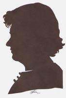 Портрет-силуэт мужской от талантливой современной художницы - Ким Смирганд m034. Клик, чтобы увеличить. Клик, чтобы уменьшить.