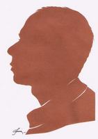 Портрет-силуэт мужской от талантливой современной художницы - Ким Смирганд m035. Клик, чтобы увеличить. Клик, чтобы уменьшить.