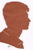 Портрет-силуэт мужской от талантливой современной художницы - Ким Смирганд m051. Клик, чтобы увеличить. Клик, чтобы уменьшить.