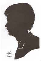 Портрет-силуэт мужской от талантливой современной художницы - Ким Смирганд m059. Клик, чтобы увеличить. Клик, чтобы уменьшить.