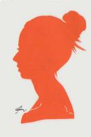 Портрет-силуэт женский от талантливой современной художницы - Ким Смирганд ge010. Клик, чтобы увеличить. Клик, чтобы уменьшить.