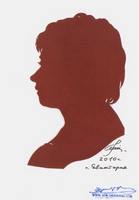 Портрет-силуэт женский от талантливой современной художницы - Ким Смирганд ge025. Клик, чтобы увеличить. Клик, чтобы уменьшить.