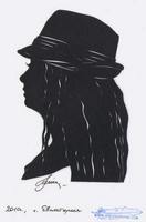 Портрет-силуэт женский от талантливой современной художницы - Ким Смирганд ge026. Клик, чтобы увеличить. Клик, чтобы уменьшить.