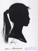 Портрет-силуэт женский от талантливой современной художницы - Ким Смирганд ge033. Клик, чтобы увеличить. Клик, чтобы уменьшить.