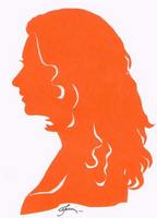 Портрет-силуэт женский от талантливой современной художницы - Ким Смирганд ge054. Клик, чтобы увеличить. Клик, чтобы уменьшить.