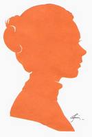 Портрет-силуэт женский от талантливой современной художницы - Ким Смирганд ge056. Клик, чтобы увеличить. Клик, чтобы уменьшить.