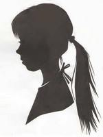Портрет-силуэт женский от талантливой современной художницы - Ким Смирганд ge076. Клик, чтобы увеличить. Клик, чтобы уменьшить.