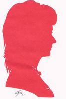 Портрет-силуэт женский от талантливой современной художницы - Ким Смирганд ge084. Клик, чтобы увеличить. Клик, чтобы уменьшить.
