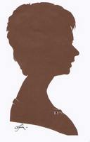 Портрет-силуэт женский от талантливой современной художницы - Ким Смирганд ge087. Клик, чтобы увеличить. Клик, чтобы уменьшить.