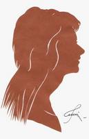 Портрет-силуэт женский от талантливой современной художницы - Ким Смирганд ge091. Клик, чтобы увеличить. Клик, чтобы уменьшить.