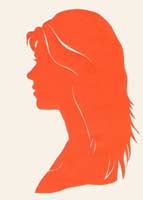 Портрет-силуэт женский от талантливой современной художницы - Ким Смирганд ge111. Клик, чтобы увеличить. Клик, чтобы уменьшить.
