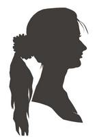 Портрет-силуэт женский от талантливой современной художницы - Ким Смирганд ge145. Клик, чтобы увеличить. Клик, чтобы уменьшить.