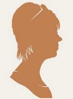 Портрет-силуэт женский от талантливой современной художницы - Ким Смирганд ge151. Клик, чтобы увеличить. Клик, чтобы уменьшить.