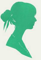 Портрет-силуэт женский от талантливой современной художницы - Ким Смирганд ge161. Клик, чтобы увеличить. Клик, чтобы уменьшить.