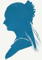 Портрет-силуэт женский от талантливой современной художницы - Ким Смирганд ge170. Клик, чтобы увеличить. Клик, чтобы уменьшить.