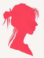 Портрет-силуэт женский от талантливой современной художницы - Ким Смирганд ge172. Клик, чтобы увеличить. Клик, чтобы уменьшить.